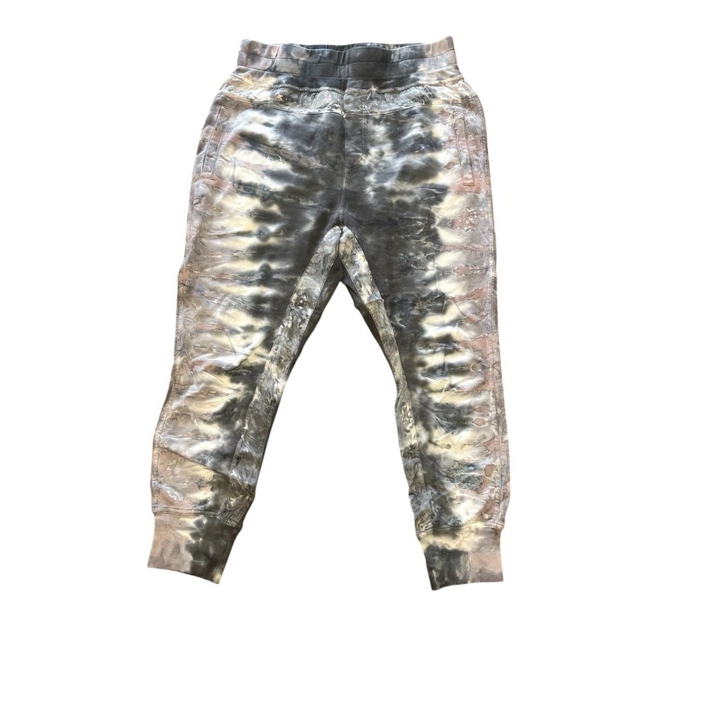 Young Fabulous & Broke YFB Tie Dye Pants Joggers Size M White Black Pink Pockets